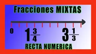 ✅👉 Ubicar fracciones MIXTAS en la RECTA NUMERICA