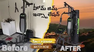 Aerofit HOME GYM 💪 installation completed Warangal Telugu ✅