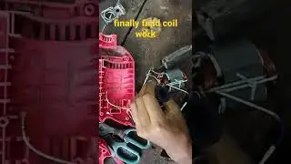 finally field coil install a mini drill machine and still working (part -2)