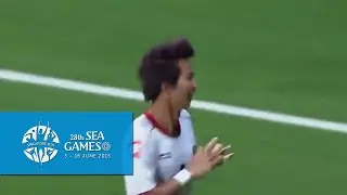 Football (Day 5) Full-Time  Highlights  Myanmar vs Cambodia | 28th SEA Games Singapore 2015