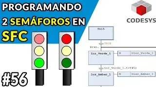 🔵✅CODESYS 3.5 - PROGRAM A TRAFFIC LIGHT ON SFC