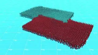 Fast Position-based Multi-Agent Group Dynamics