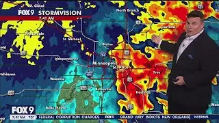 MN weather: Storms move across Twin Cities into Wisconsin - 7:40 a.m. update