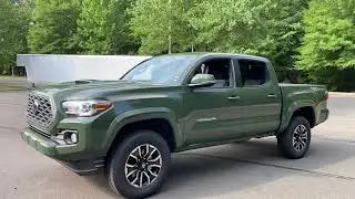 2021 Tacoma TRD Sport Army Green Walkaround