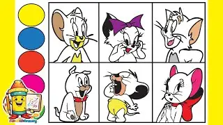 Learn How To Draw Tom and Jerry | All Characters of Tom and Jerry | Tom & Jerry | Cartoon Characters