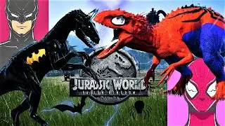 Batman Dinosaur Vs Spider-Man Dinosaur Vs Alien Dinosaur Vs Captain America Dinosaur