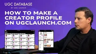 How to make a Creator Profile on UGC DATABASE BY UGC LAUNCH