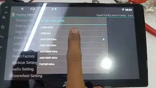 How to set AHD REAR CAMERA Setting in T5 Bowstrick Android