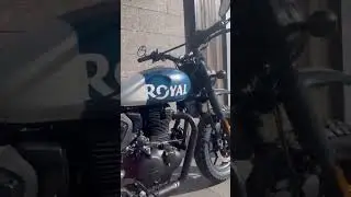 Hunter 350 converted to 🅢🅒🅡🅐🅜🅑🅛🅔🅡 with JD Customs Scrambler Kit. #royalenfield #jdcustoms