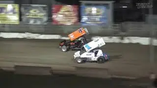 Fremont Speedway Jim Ford Classic 305 Sprint Car Feature Highlights - 9/16/17