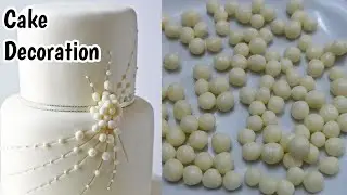 DIY Homemade Sugar Pearls for Cake Decoration|No Corn Syrup|No Gelatin