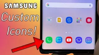 How to get Custom Icon Pack on Samsung Launcher! (Workaround)