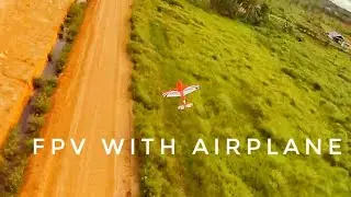Fun flying Fpv with RC Airplane Aeromodelling Berau