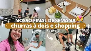 CHURRASQUINHO À DOIS, FOMOS AO SHOPPING (MUITA COISA LEGAL) E COMPRINHAS PARA O MARIDO!