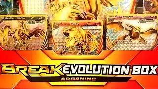 Pokemon TCG Opening: ARCANINE BREAK EVOLUTION BOX!