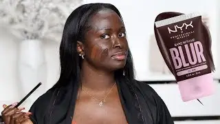 The Darkest NYX Blur Foundation, But What Exactly Is A Tinted Foundation?😱 | Ohemaa