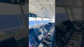 Navigation bridge of ship