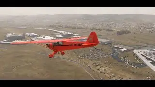 MSFS2020 - The mighty giant that is the CAS J-3 Piper Cub in Redwings' 1935 San Francisco.
