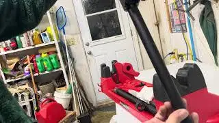 Canuck Commander Shotgun Practice round stuck in the tube,getting it out.
