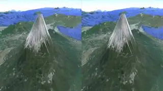 Mount Fuji (Japan) Google Earth animation (3D Video)