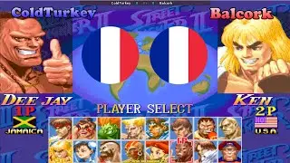 슈퍼 스트리트 파이터 2 터보 ➤ ColdTurkey (France) vs Balcork (France) Super Street Fighter 2 Turbo