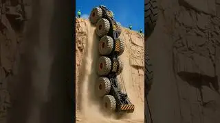 Monster Machine Defies Gravity!#shorts