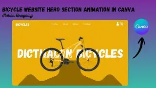 Design a Modern Bicycle Website Hero Section in 15 Minutes (NO CODE)