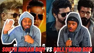 South Indian BGM Vs Bollywood BGM | Which one is the best? | REACTION