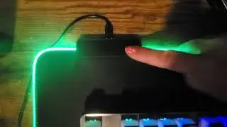 RGB Gaming Mousepad   Non Slip Rubber Base