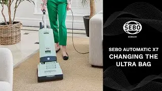 SEBO AUTOMATIC X7 - Changing the Ultra Bag