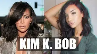 HAIR| Kim Kardashian Wavy Bob Hairstyle | RAVEN ELYSE