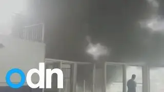 Fire breaks out on a British ferry crossing the Channel