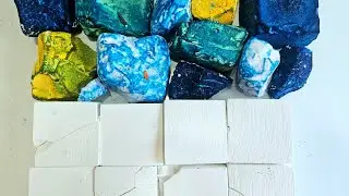 Dyed Jumbos w Unbranded Sample Chalk ♡ ASMR ♡ Oddly Satisfying 