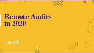 Remote Auditing Process (In 2020)