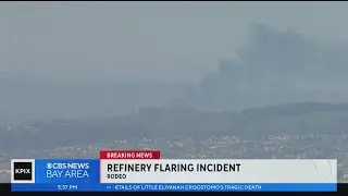 Flaring event at Phillips 66 refinery in Rodeo sends out heavy smoke