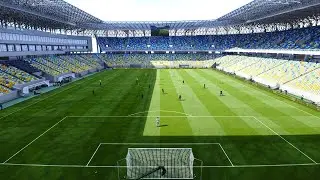 eFootball PES 2021. Стадион Арена Львов в процессе создания.