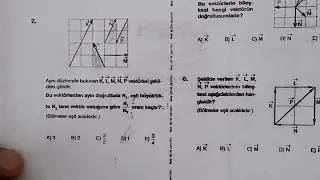 VEKTÖRLER soru çözümleri 1 - ERDAL HOCA
