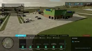 Elm Creek farm tour and truck yard FS22