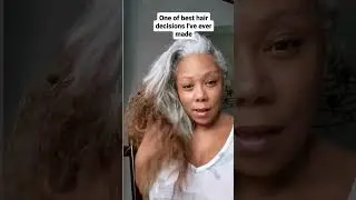 Grey hair growout #silversisters #greysquad #yogoesgrey #greyhairgrowth