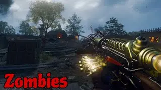 Call of Duty BO6 Shattered Veil Zombies WunderWaffe DG-2 Gameplay (No Commentary)