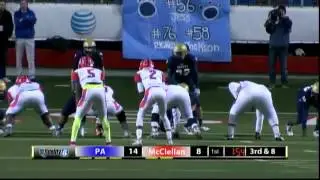 McClellan #5 Pierre Strong 7yd TD run