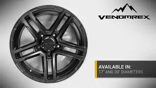 Venomrex Black VR501 Wheels