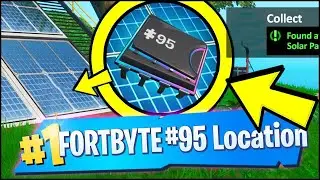 Fortbyte 95: Solar Array in the Jungle Fortnite #95 Location Found at a..