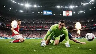 Crazy David Raya save 