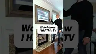 Build a Mirrored TV. #tv #diy #shorts