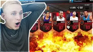 NBA LIVE MOBILE HUGE LEGEND PACK OPENING! 90 OVERALL DEFENSIVE LINEUP!