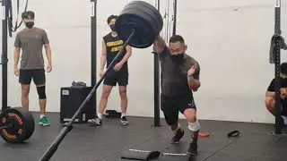 2022.10.20 1RM Clean & Jerk (Landmine) 문라잇크로스핏 성복점 WOD