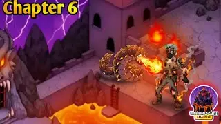 When the lava flow develops be careful Underworld Castle Chapter 6🥵👇🏻#underworldcastle#dynamonsworld