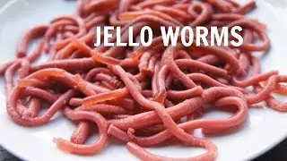 How to Make Jell-o Worms - Edible Halloween Jelly Worms