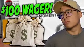 a viewer CHALLENGED me to a $100 MLB The Show WAGER!